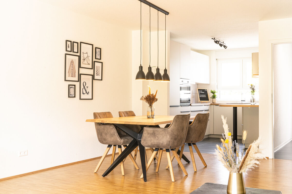 Wohnzimmer Musterhaus